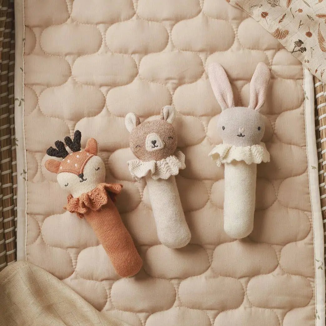 Rattle  - Blushing Bunny - For The Baby
