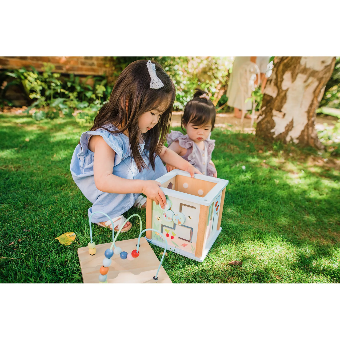 Peter Rabbit Wooden Activity Cube - For The Baby