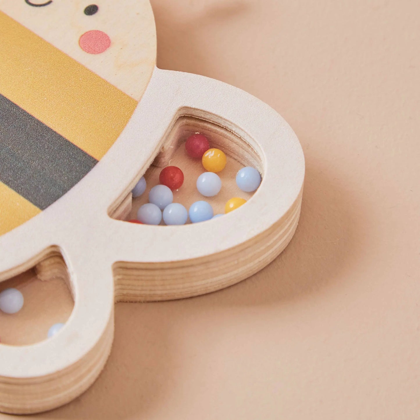 Wooden Bee Rattle - For The Baby