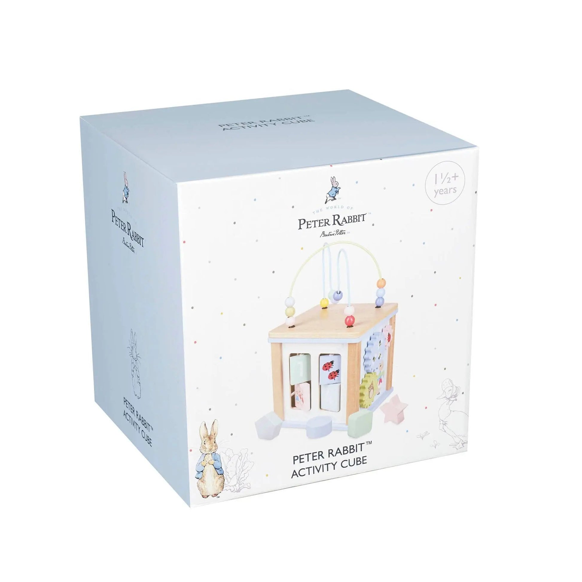 Peter Rabbit Wooden Activity Cube - For The Baby