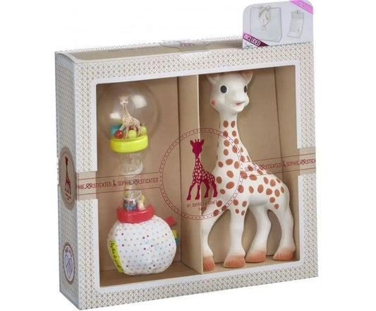 Sophie la Girafe Gift Set with Maracas in Packaging