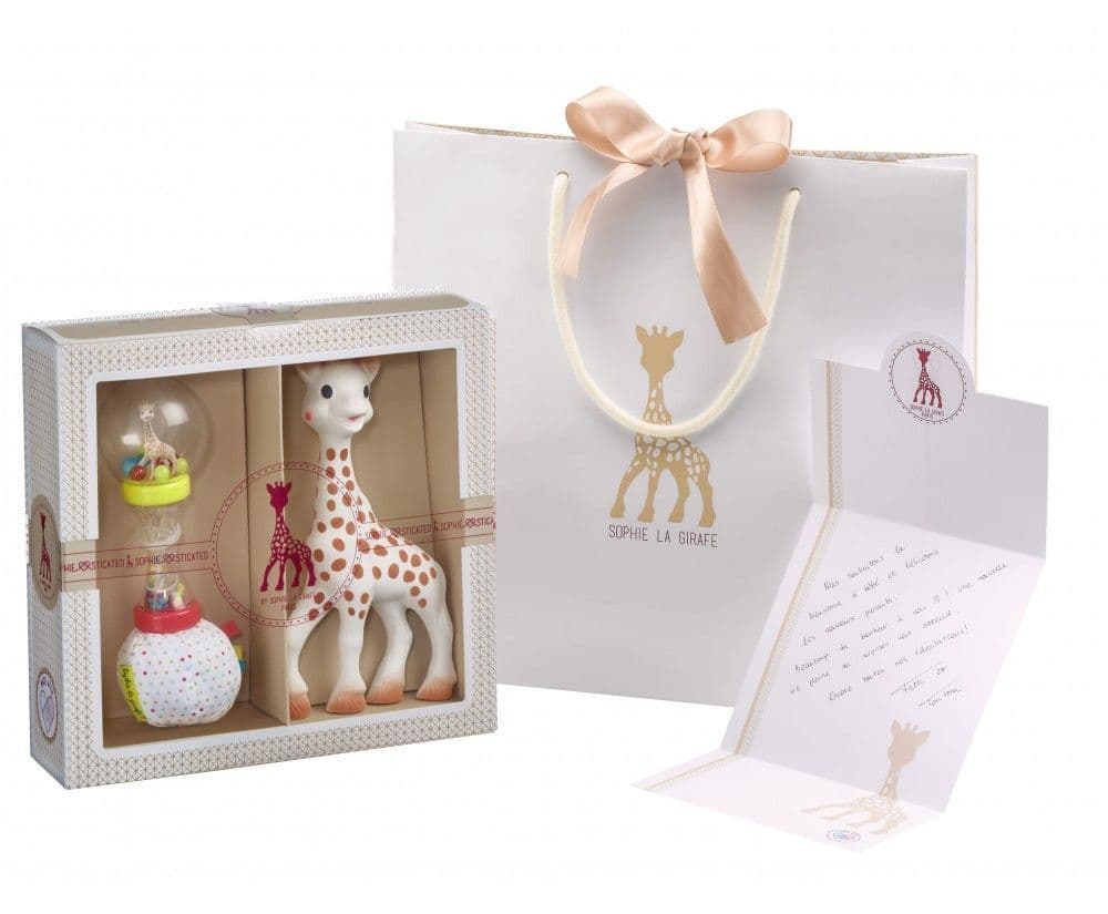 Sophie la Girafe Gift Set with Maracas in Packaging
