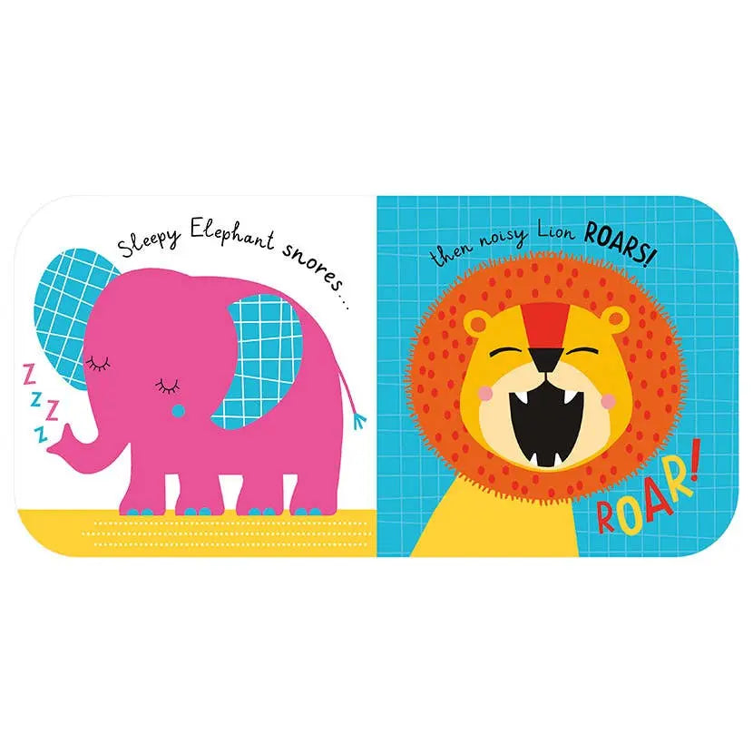 Sensory Snuggables Roar! Hand-Puppet Cloth Book | For The Baby