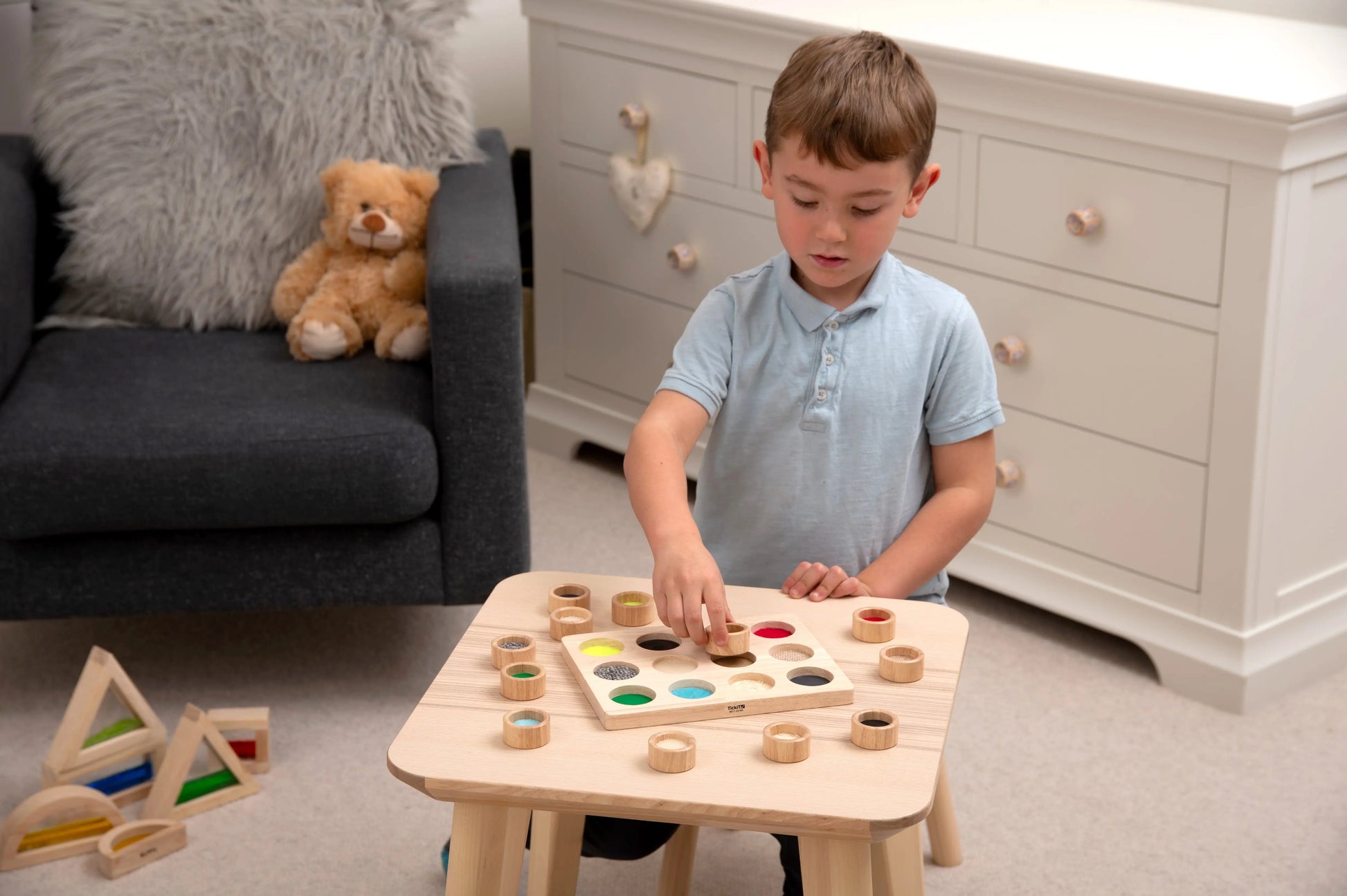 Touch & Match Board - For The Baby