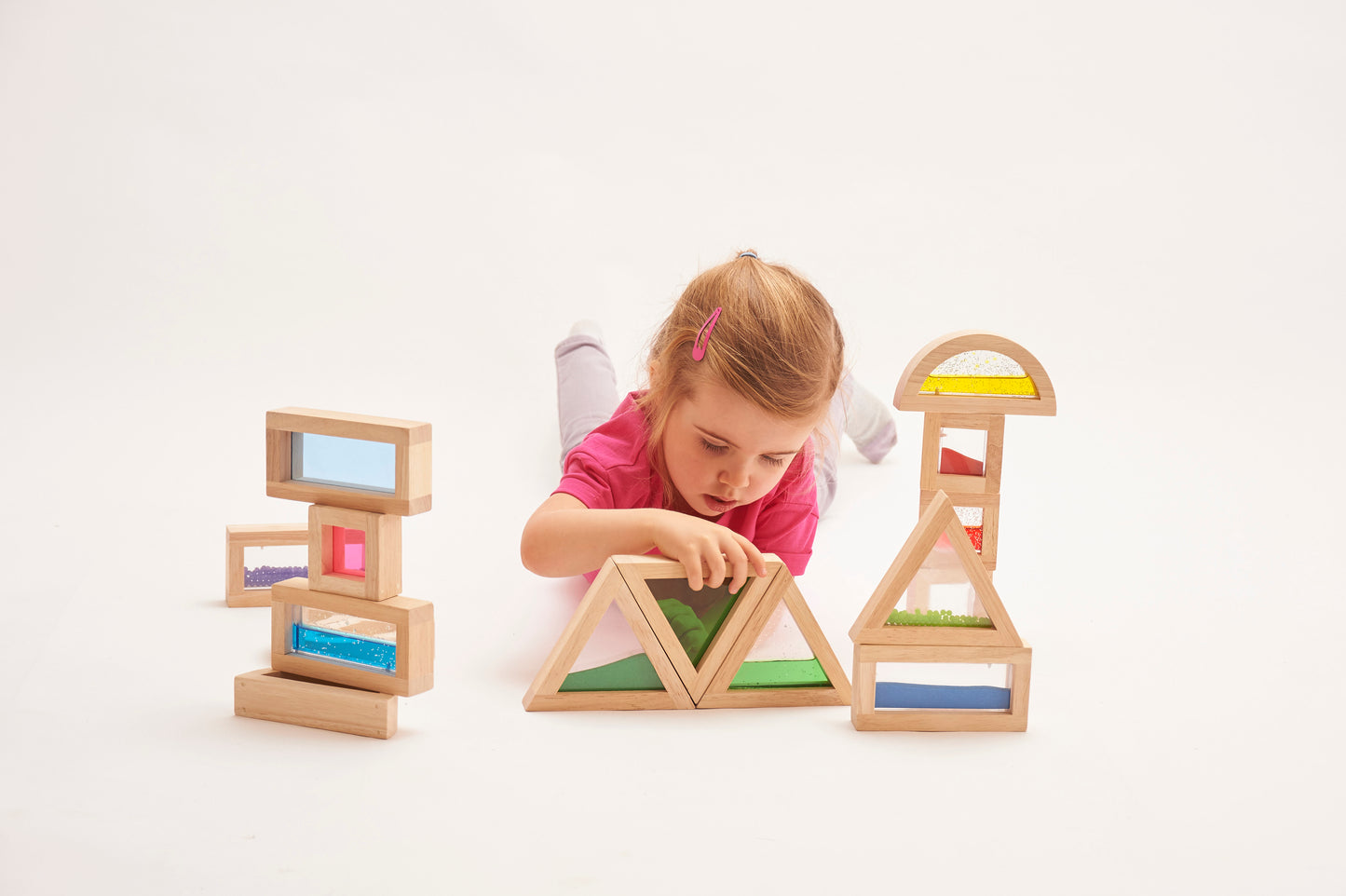 Sensory Blocks - Building Blocks - Montessori - Wooden toys - For The Baby