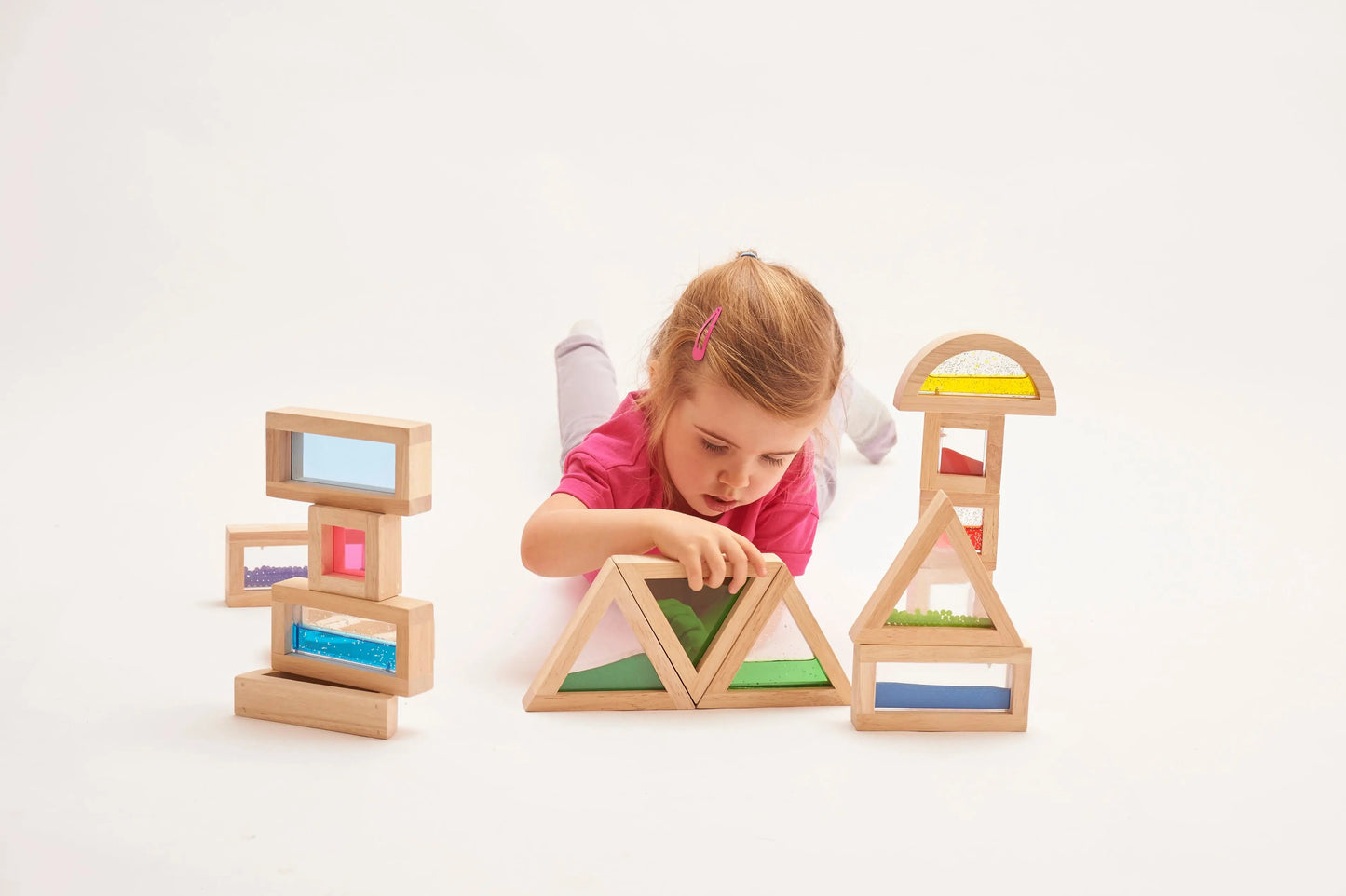 Sensory Blocks - Building Blocks - Montessori - Wooden toys - For The Baby