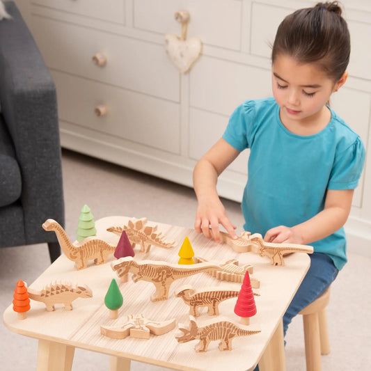 Wooden Dinosaur Blocks | For The Baby
