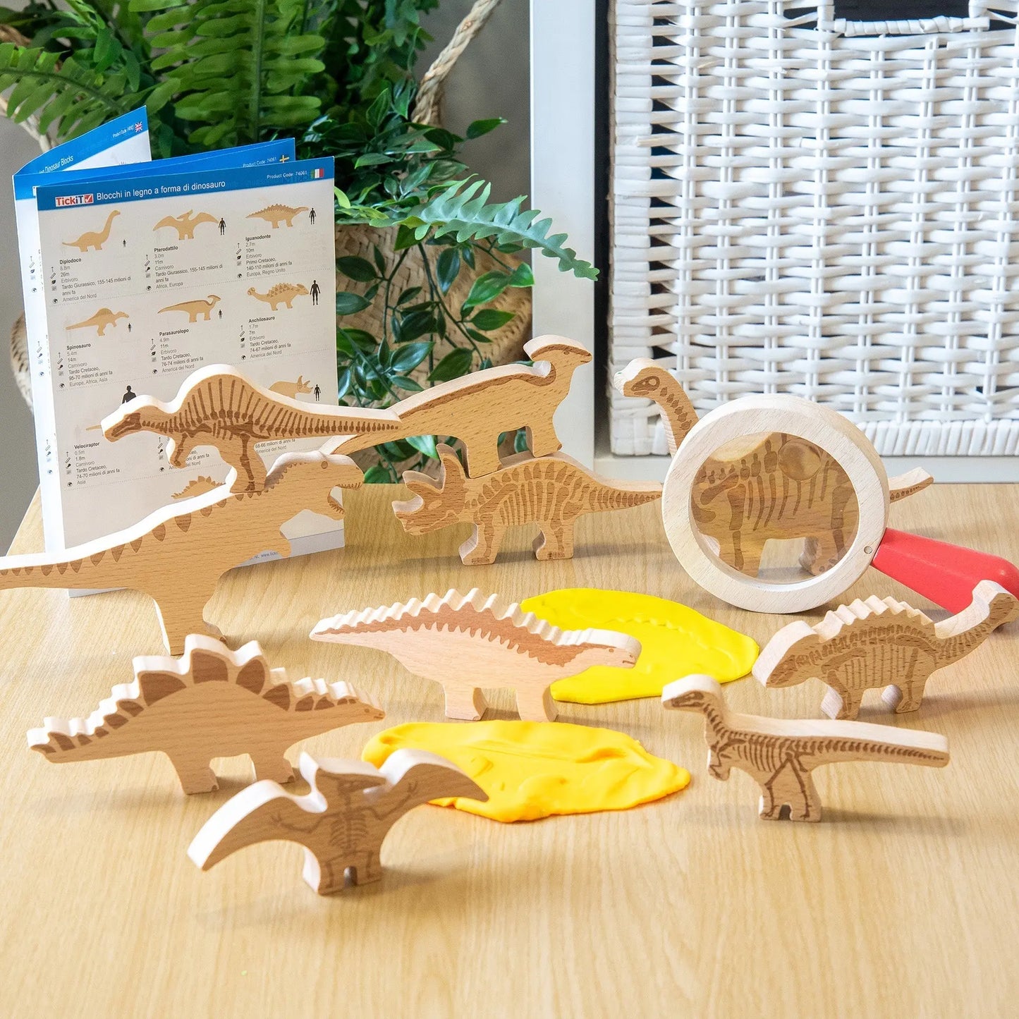 Wooden Dinosaur Blocks | For The Baby