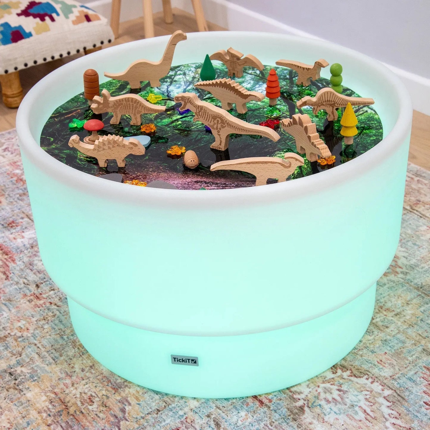 Wooden Dinosaur Blocks