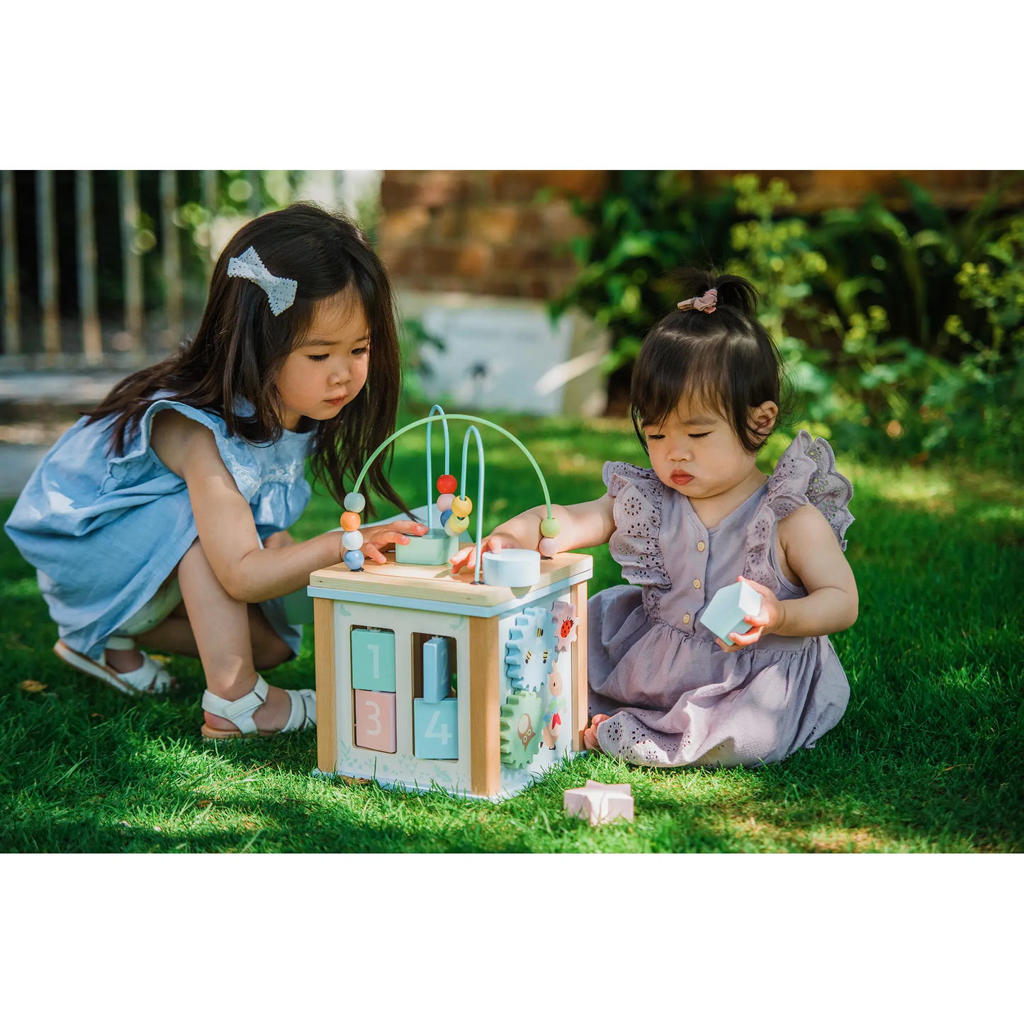 Peter Rabbit Wooden Activity Cube - For The Baby
