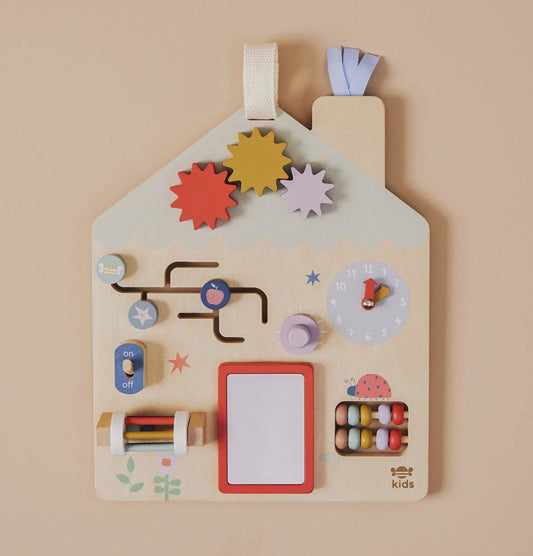Wooden Busy Board - For The Baby