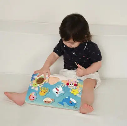 Wooden Ocean Puzzle | For The Baby
