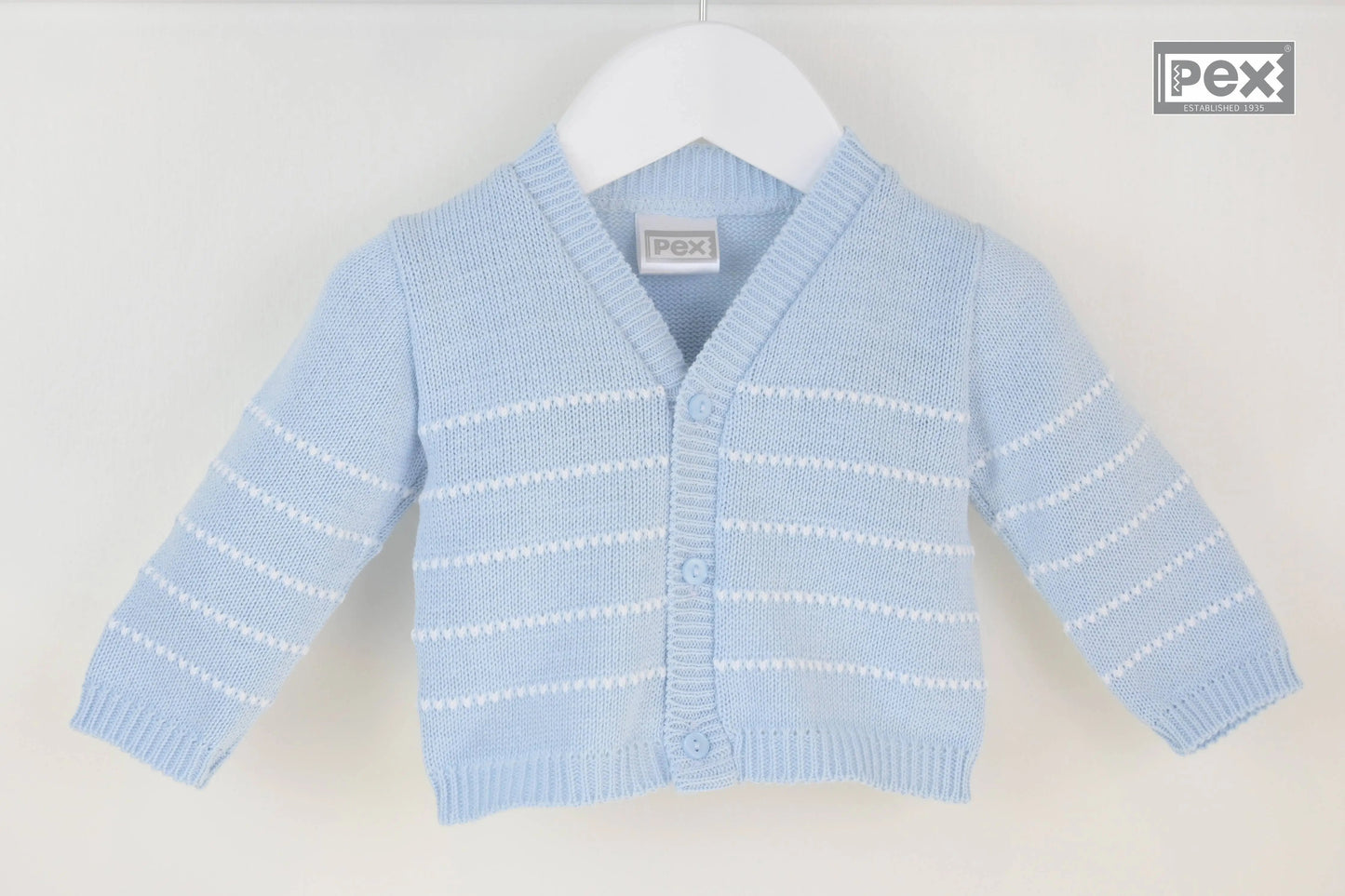 Baby Boy Blue Cotton Cardigan