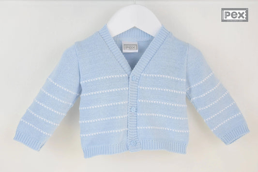 Baby Boy Blue Cotton Cardigan