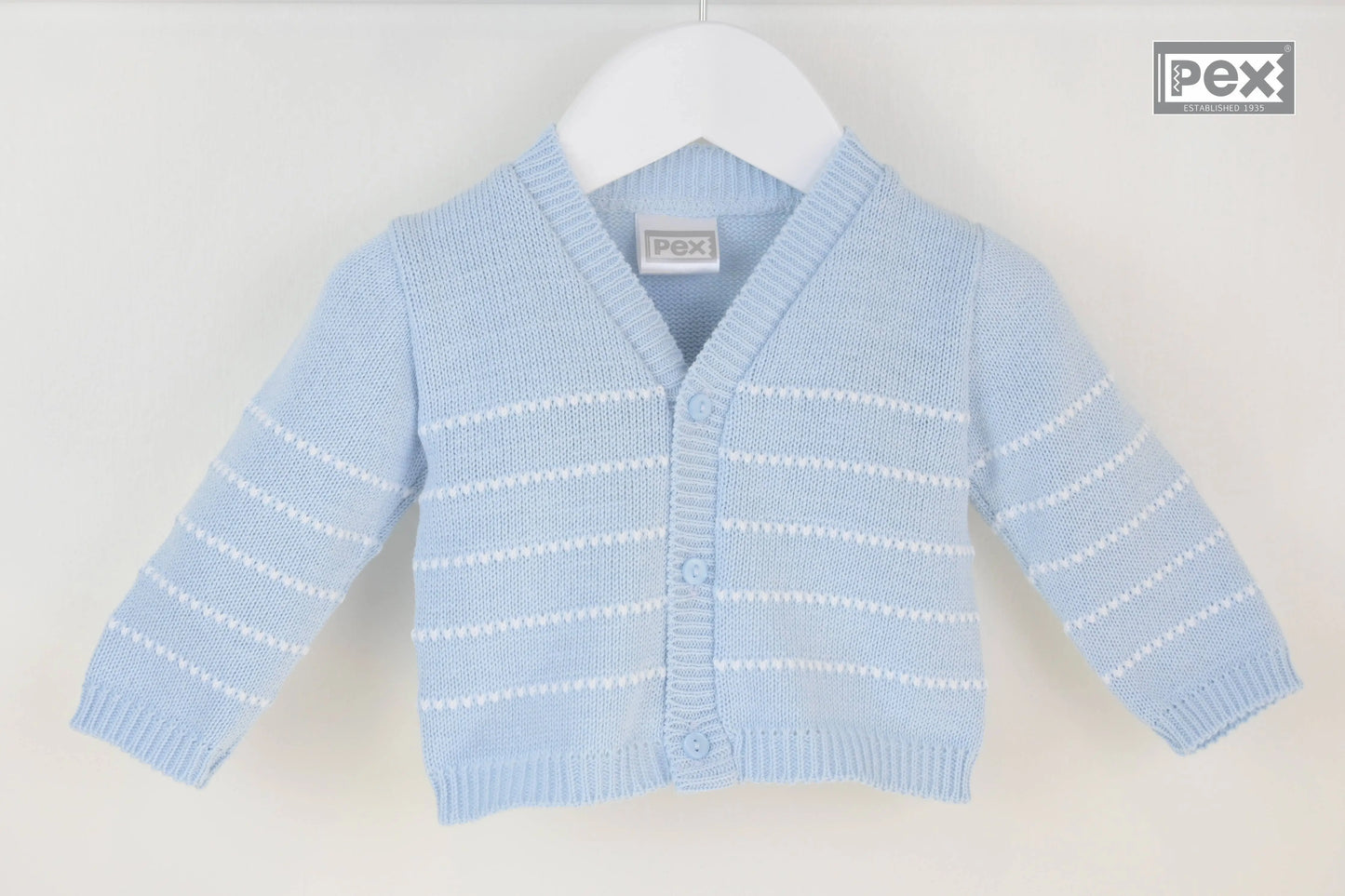 Baby Boy Blue Cotton Cardigan