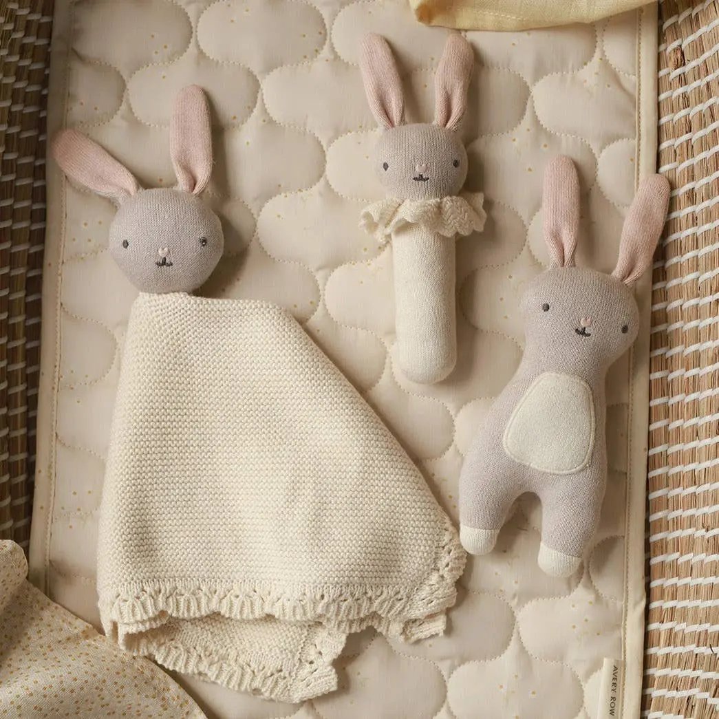 Rattle  - Blushing Bunny - For The Baby