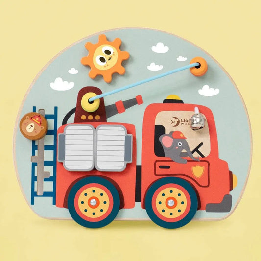Fire Engine Busy Board - For The Baby