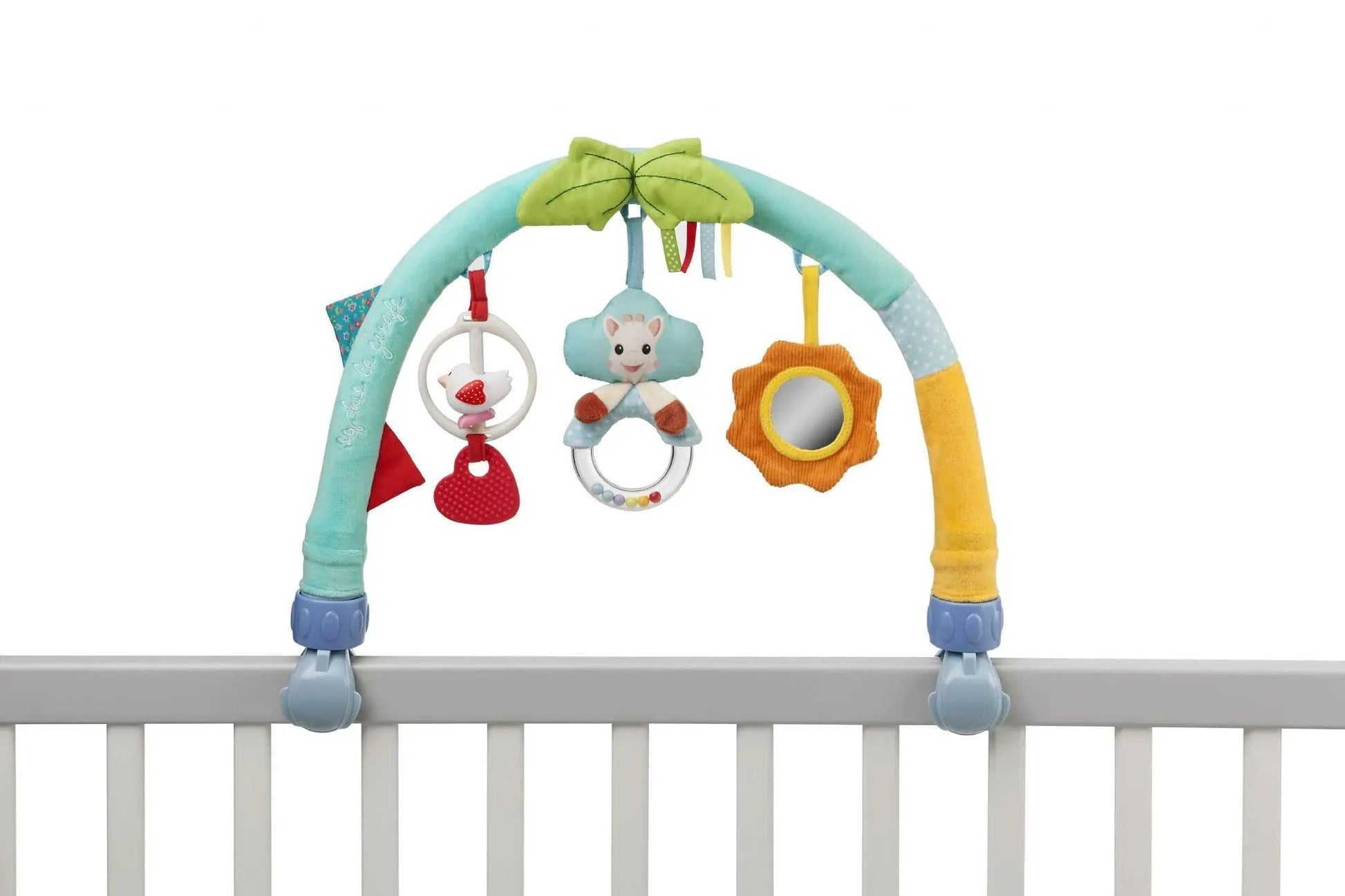 Entertain baby on the go with the Sophie la Girafe Activity Arch