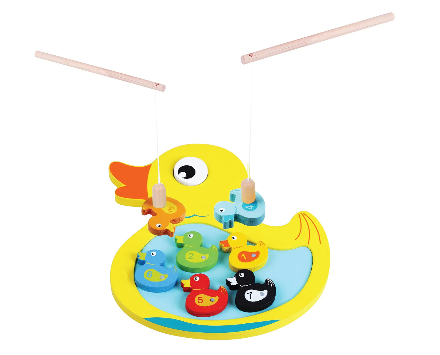 Wooden Hook a Duck Game