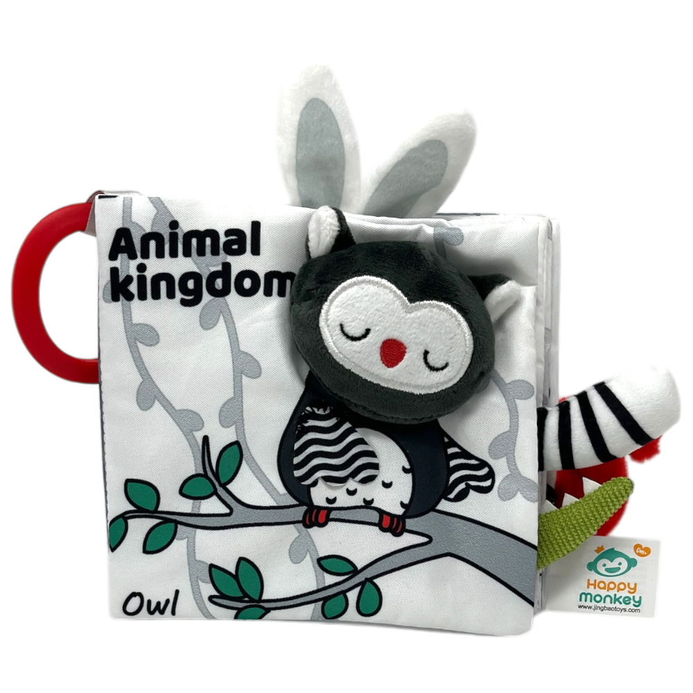 Animal baby fabric book