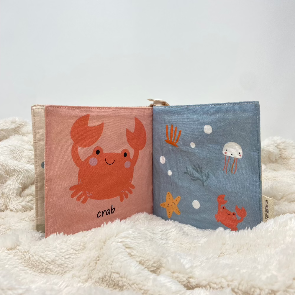 ocean creatures baby book