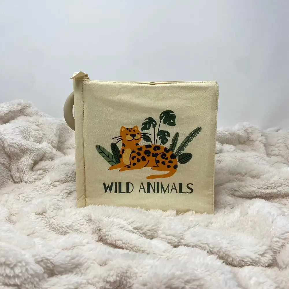 wild animals baby book