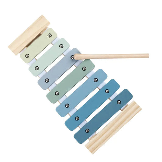 Jumini Xylophone – 7-Key Wooden Instrument in Blue or Pink | 12m+