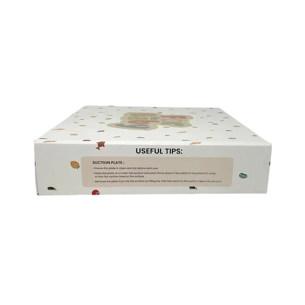 Easy-to-clean Silicone Suction Plate.