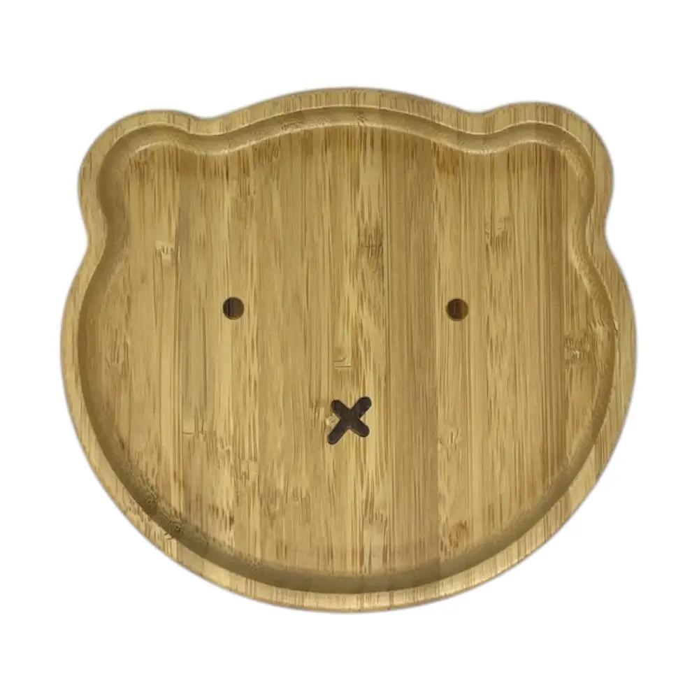Aerial shot of teddy bear suction plate for babies