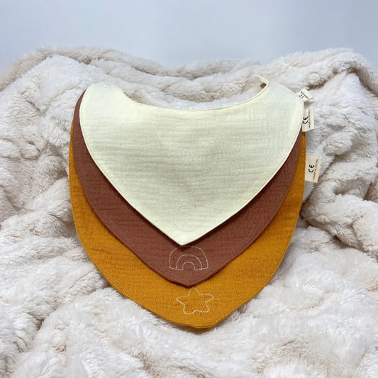 shop bandana style muslin bib