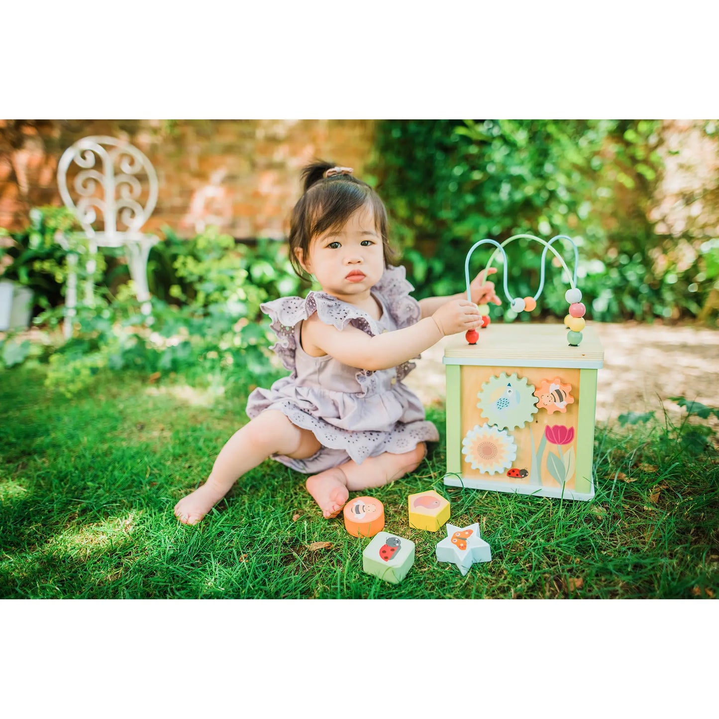 Spring Garden Activity Cube - For The Baby