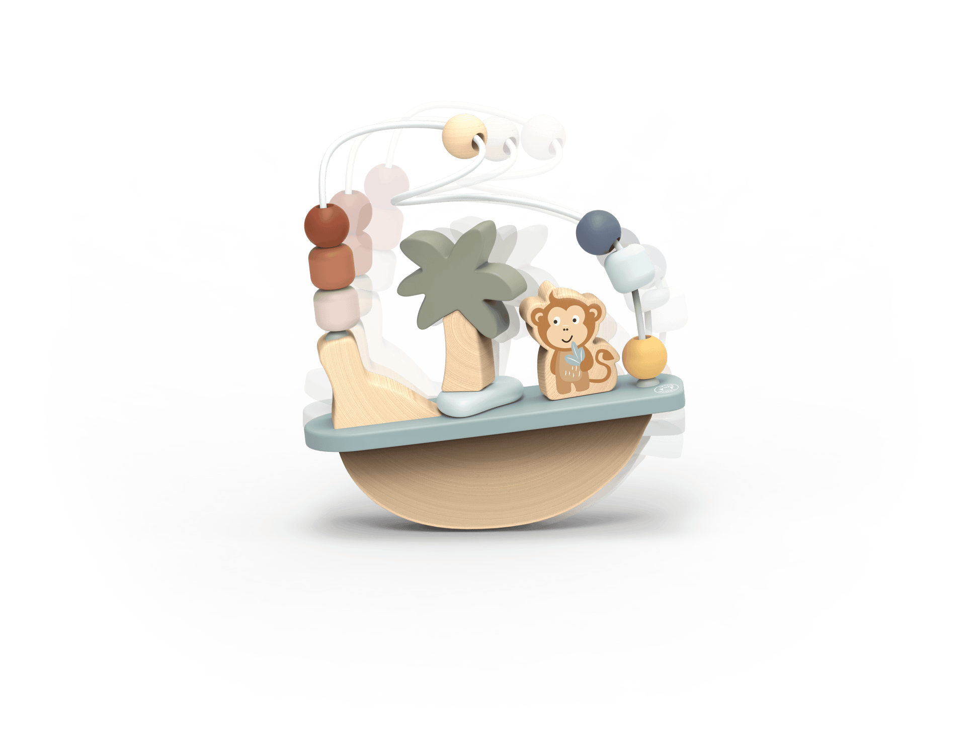 Wooden Rocking Beads Maze - For The Baby