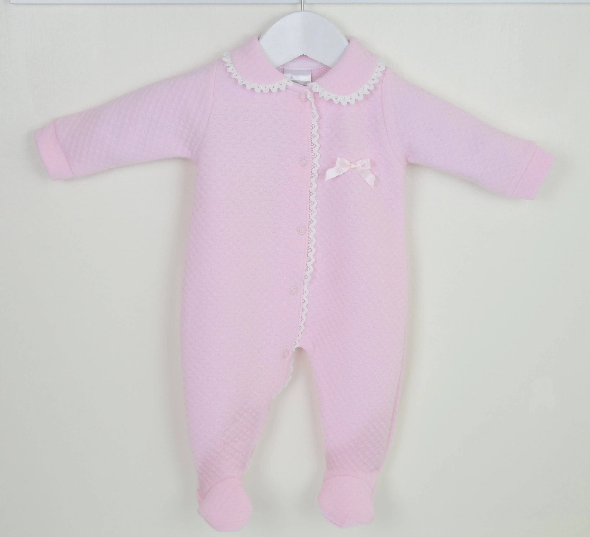 Abigail Sleepsuit Pink | For The Baby