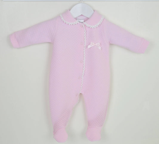 Abigail Sleepsuit Pink | For The Baby