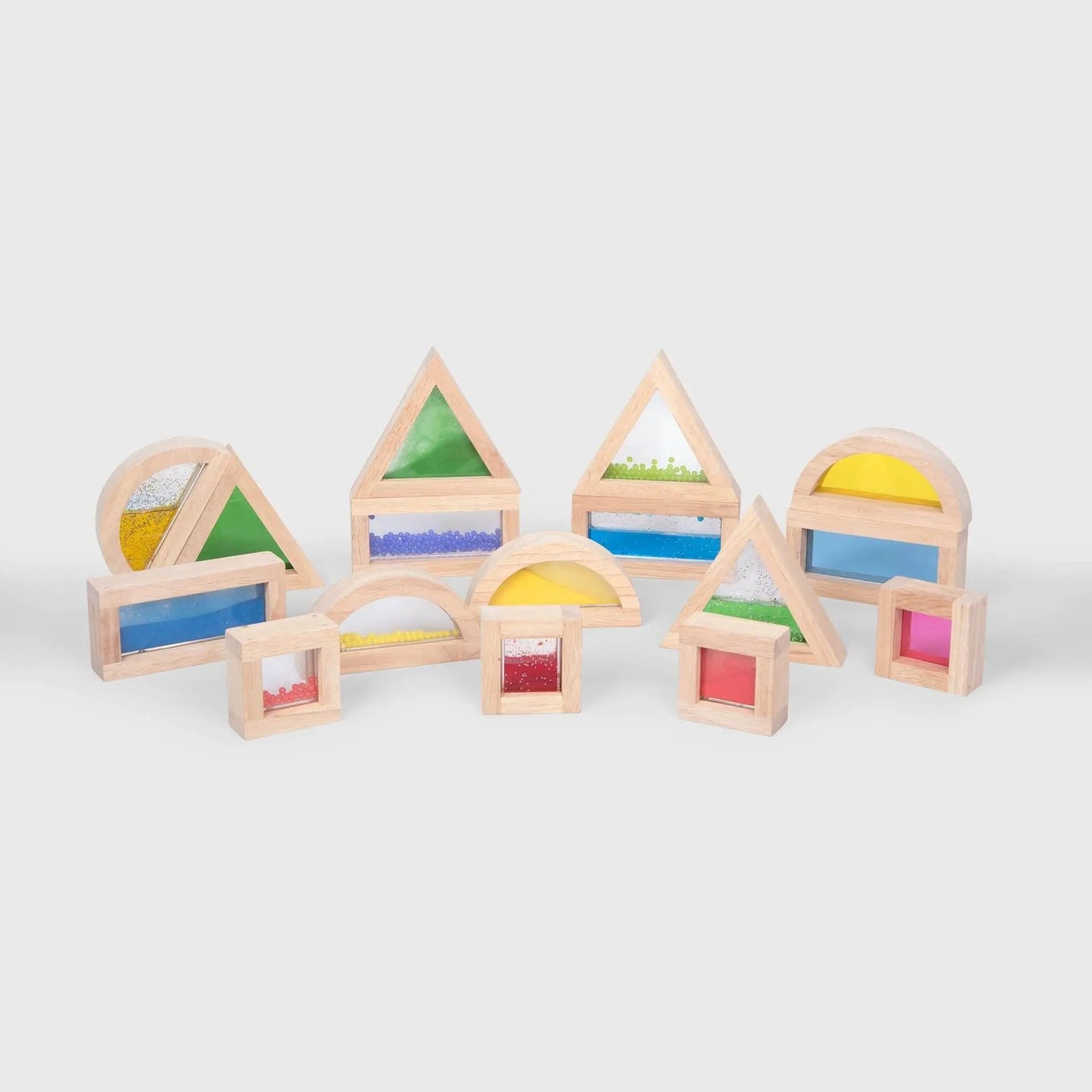 Sensory Blocks - Building Blocks - Montessori - Wooden toys - For The Baby