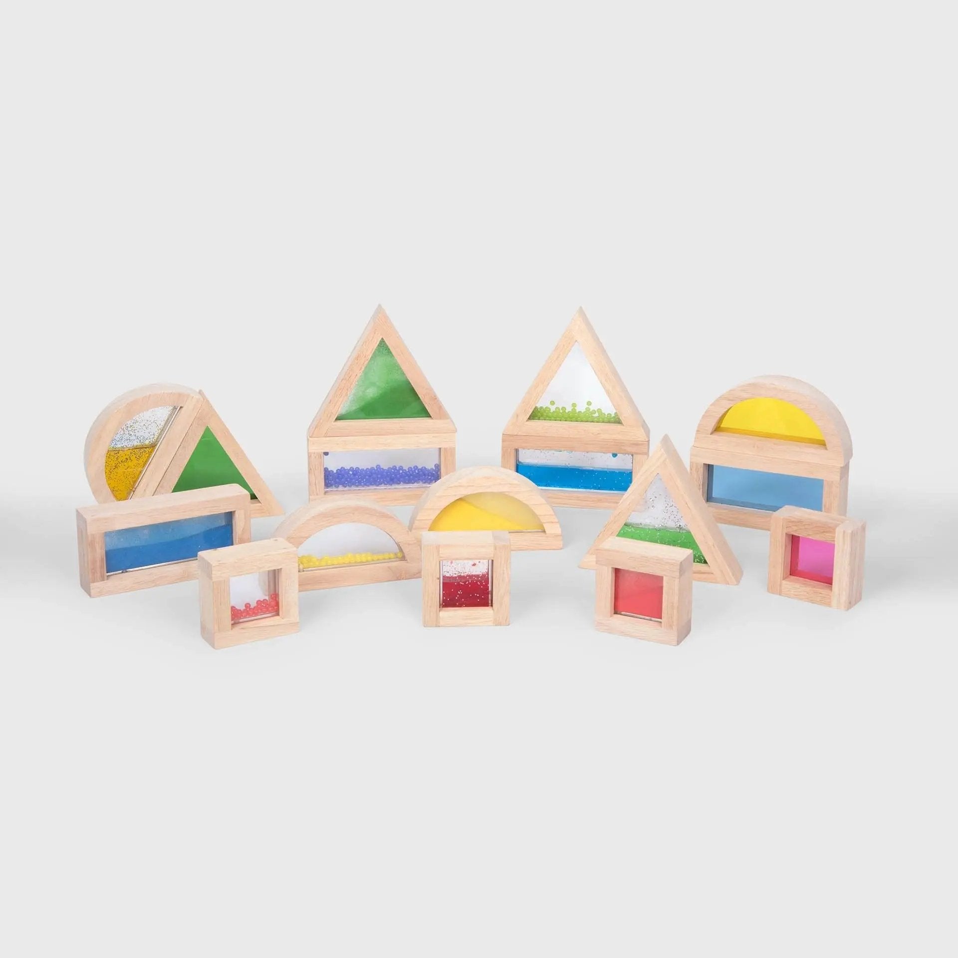 Sensory Blocks - Building Blocks - Montessori - Wooden toys - For The Baby