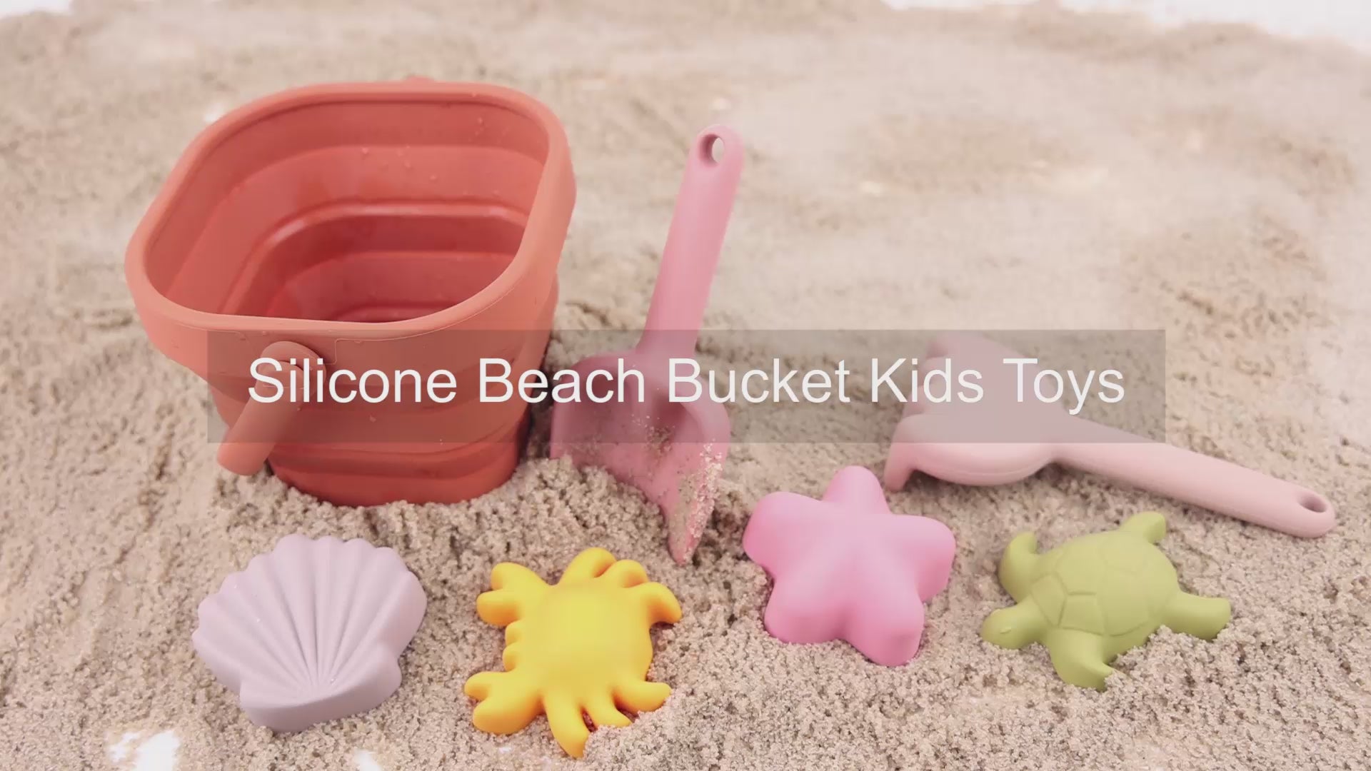 Collapsible kids bucket and spade video