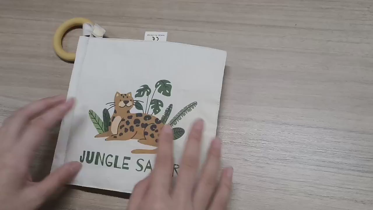Video for baby fabric book