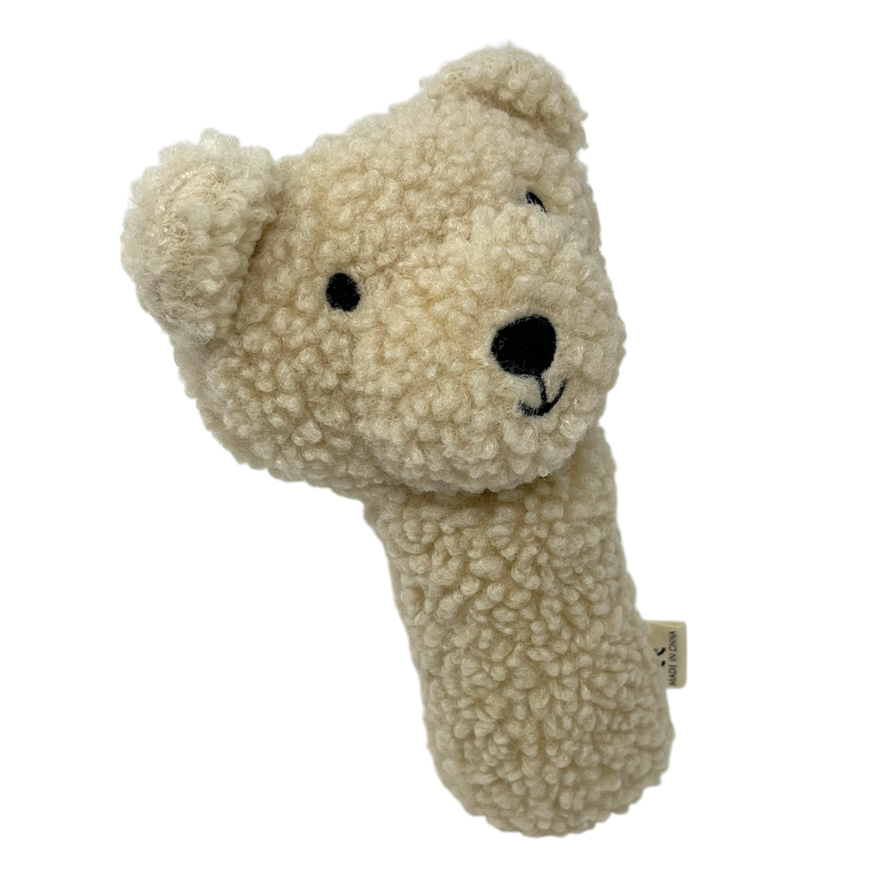 teddy bear stick rattle