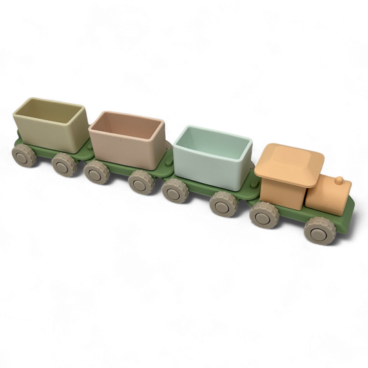 Silicone train set