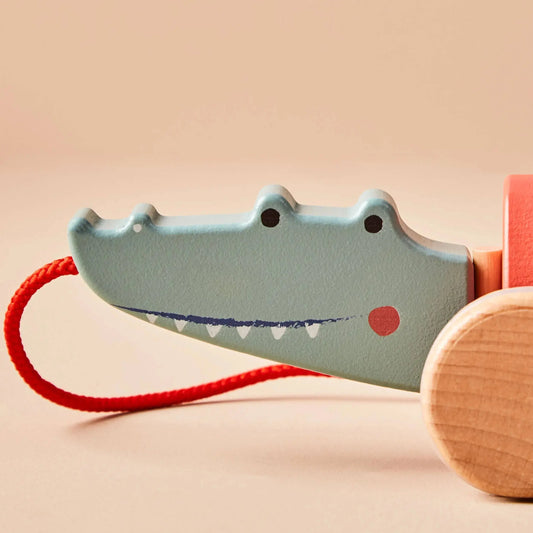 Crocodile pull toy