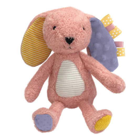 Plush bunny in pink