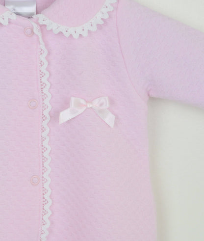 Abigail Sleepsuit Pink | For The Baby