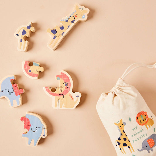 Just Bee Kids Set of Safari Puzzles FSC | For The Baby