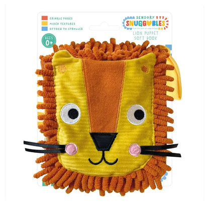 Sensory Snuggables Roar! Hand-Puppet Cloth Book | For The Baby