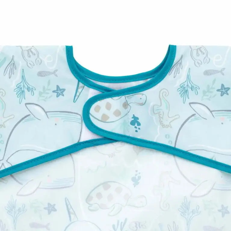 Sleeved Bib - Under The Sea - For The Baby