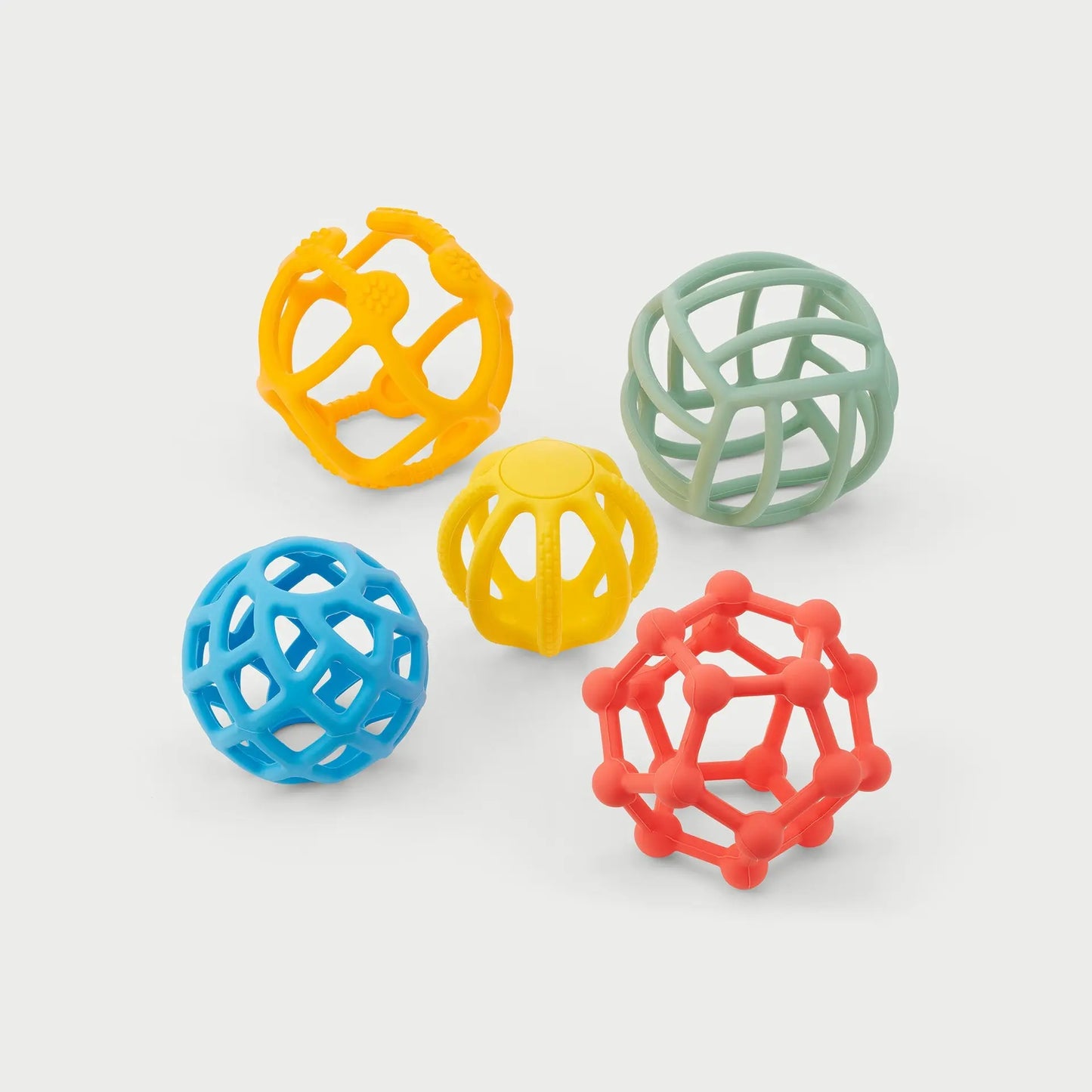 SiliSoft® Flexi Balls (Rainbow) | For The Baby