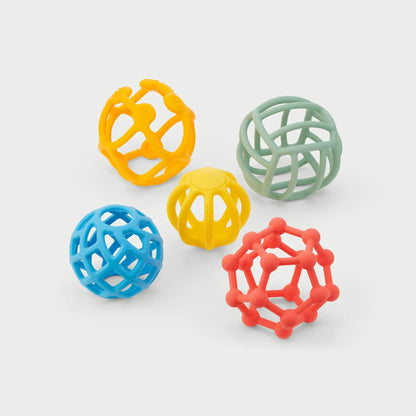 SiliSoft® Flexi Balls (Rainbow) | For The Baby