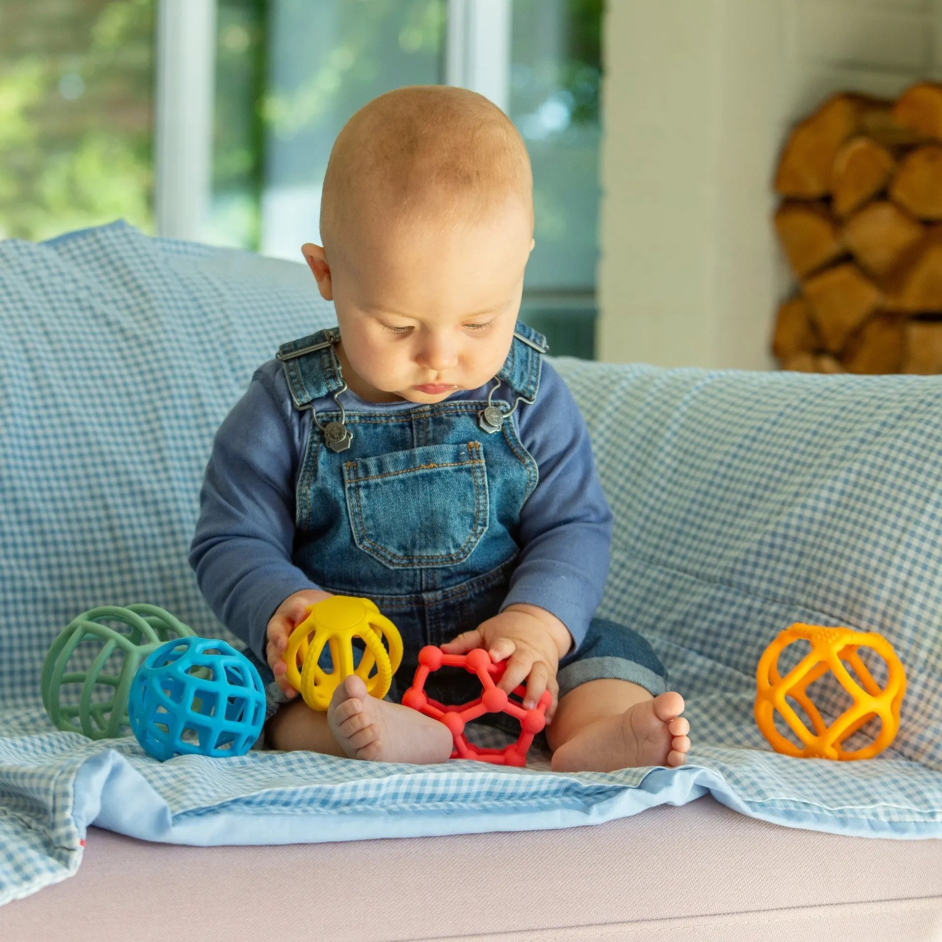 SiliSoft® Flexi Balls (Rainbow) | For The Baby
