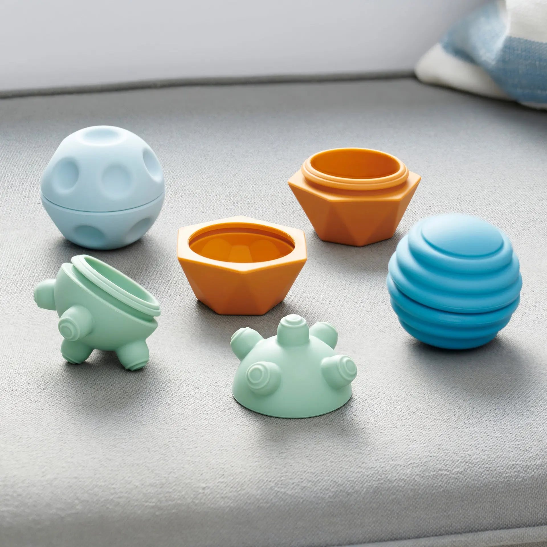 SiliSoft® Sensory Balls (Neutral) | For The Baby